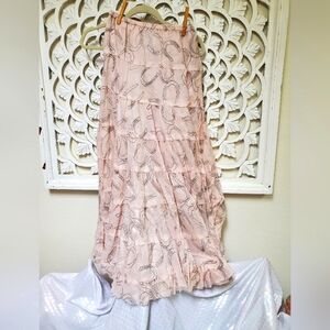 Raj NWT Vintage New Deadstock Horseshoe Tiered Skirt One Size